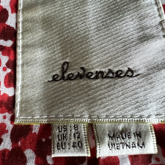 Anthropologie Elevenses Pleated Collar Wool Blend Blazer-grey Size 6/8 - Picture 8 of 9